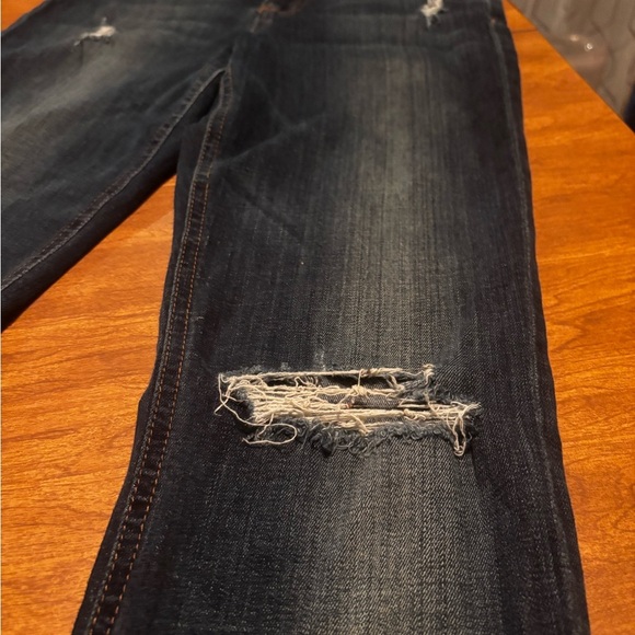Joe's Jeans Dark Blue Skinny Fit Distressed Denim - Picture 4 of 9
